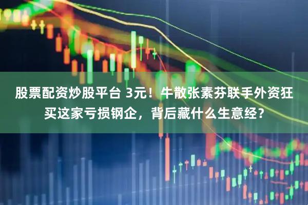 股票配资炒股平台 3元！牛散张素芬联手外资狂买这家亏损钢企，背后藏什么生意经？